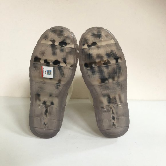 UGG DRIZLITA CLEAR NATURAL WATERPROOF RUBBER RAIN BOOTS - Picture 7 of 7
